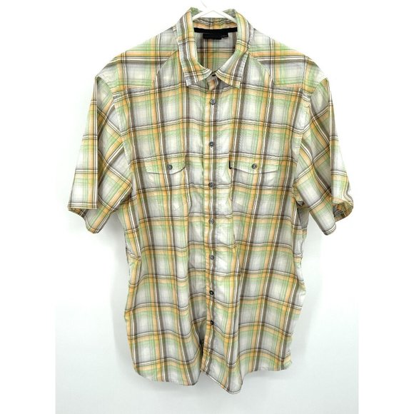 Kavu Shirt Mens L Button Up Short Sleeve Lightweight Camp Outdoors - Picture 1 of 6